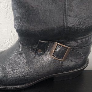 Womens leather boots